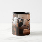 Dottieのコーヒー! ツートーンマグカップ (中央)