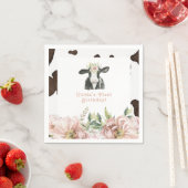 DOTTIEホーリーカウキュートフローラファーム1日の誕生日 スタンダードカクテルナプキン (インサイチュ)