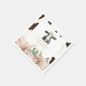 DOTTIEホーリーカウキュートフローラファーム1日の誕生日 スタンダードカクテルナプキン (角)