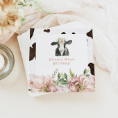 DOTTIEホーリーカウキュートフローラファーム1日の誕生日 スタンダードカクテルナプキン