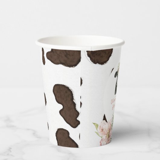 DOTTIEホーリーカウキュートフローラファーム1日の誕生日 紙コップ (右)