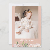 DOTTIE聖牛かわいいフローラファーム2nd誕生日 招待状 (裏面)