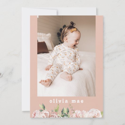 DOTTIE聖牛かわいいフローラファーム2nd誕生日 招待状 (裏面)