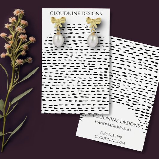 Dottyアーチイヤリングネックレスジュエリーディスプレイカード