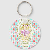 Dottyエジプトコブラキーチェーン キーホルダー (正面)