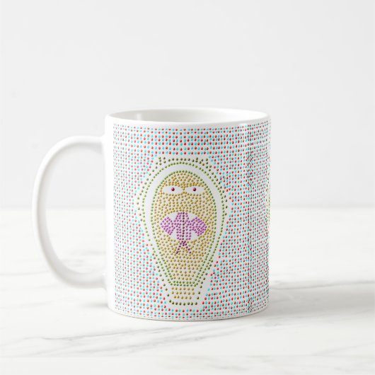 Dottyエジプトコブラマグ コーヒーマグカップ (左)