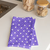 Dottyディライトパープル キッチンタオル