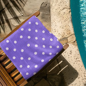 Dottyディライトパープル ビーチタオル