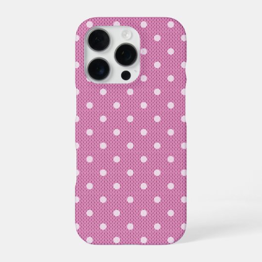 Dottyディライトピンク iPhoneケース (裏面)