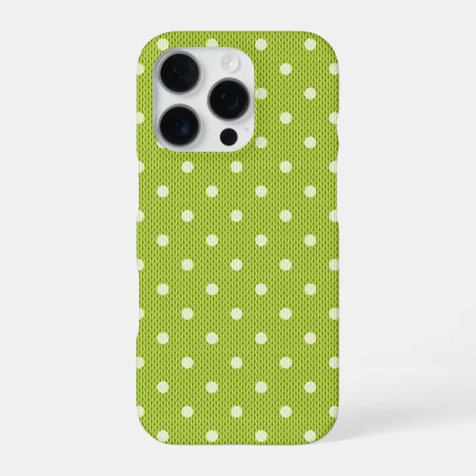 Dottyデライトグリーン iPhoneケース (裏面)