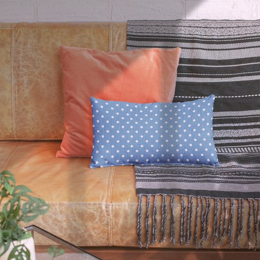 Dottyデライトブルー アクセントクッション