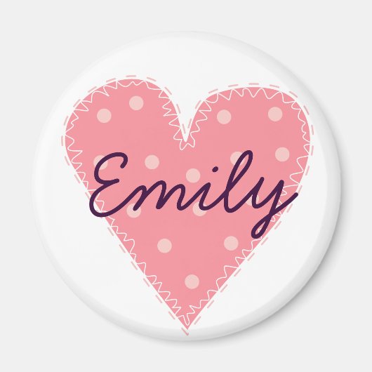 Dottyハート マグネット (正面)