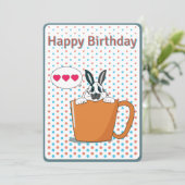 Dottyバニーハッピーバースデーカード シーズンカード (スタンド正面)