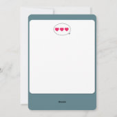 Dottyバニーハッピーバースデーカード シーズンカード (裏面)