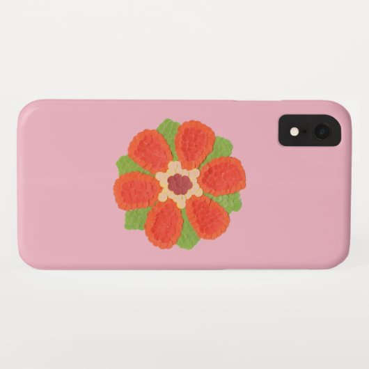 DottyフラワーXR Case-Mate iPhoneケース (裏面(横))