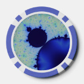 Dottyマンデルブロートランプのポーカーチップ ポーカーチップ (裏面)