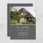 Dotty写真縁ど移動の発表 案内状 (正面/裏面)