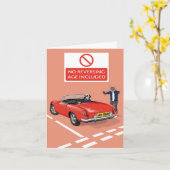 Dotty犬なし逆転、年齢インクルードカー誕生日 カード (黄色い花)