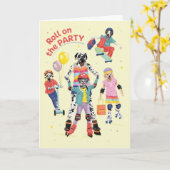 Dotty犬ペッ転がトオンパーティー誕生日 カード (黄色い花)