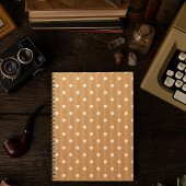 Dotty Delightオレンジ色の写真 ノートブック
