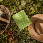 Dotty Delightグリーン写真 ノートブック