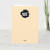 Dotty Dogは最高の時代を通じて誕生日 カード (裏面)