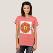 Dotty Flower Women's Bella+Canvas Flowy T-Shirt Tシャツ (正面フル)