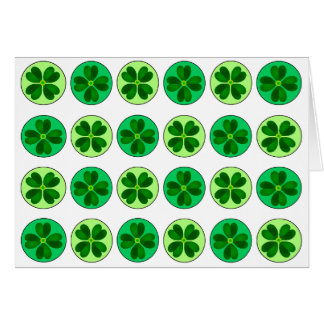 Dotty Lucky Shamrocksカード