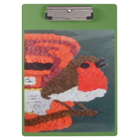 Dotty Robin A4クリップボード クリップボード (正面)