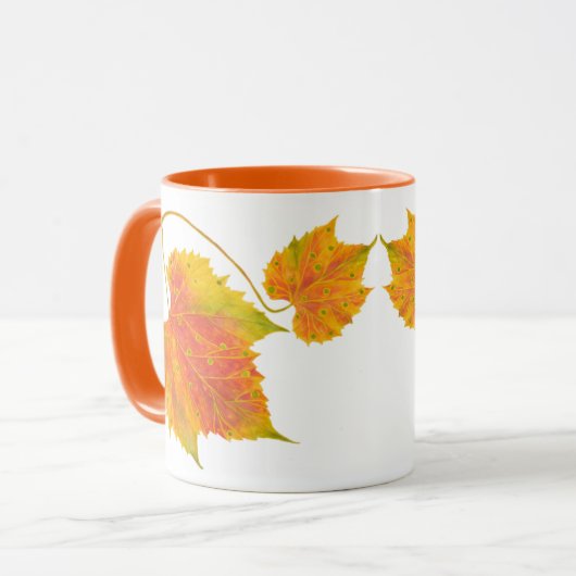 Dotty Spotty秋(O) マグカップ (正面左)