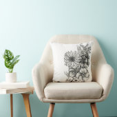 dotworkの芸術の花の枕 クッション (椅子)