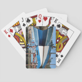 Douarnenezの古いボート トランプ