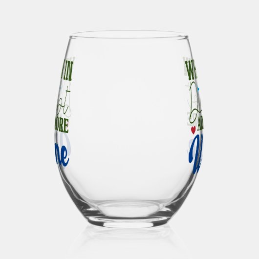 Doubでワインのステムレスガラスを追加するとき ステムなしワイングラス (左)