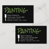 Doubkeの側面の専門ペインター 名刺 (正面/裏面)