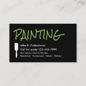 Doubkeの側面の専門ペインター 名刺 (裏面)