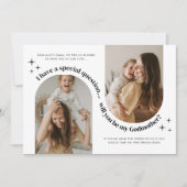 Double Arch Photo Godmother Proposal 招待状 (正面)