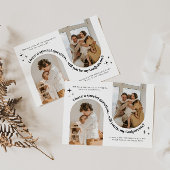 Double Arch Photo Godparents Proposal 招待状