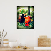 Double Bass Couple ポスター (キッチン)