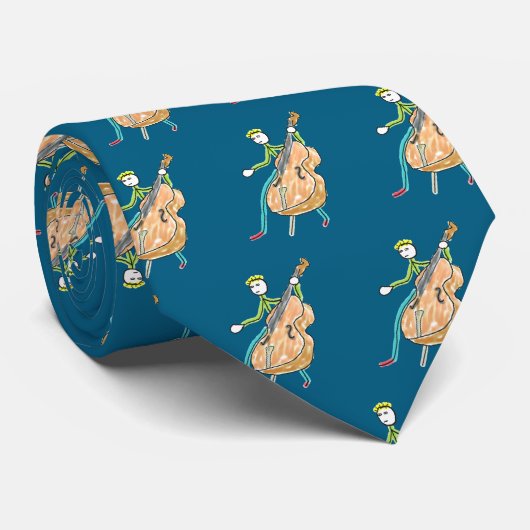 Double Bass Stickman ネクタイ (ロール)