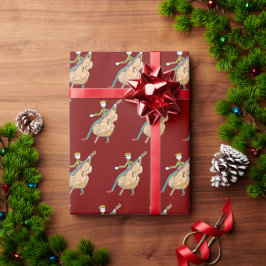 Double Bass Stickman ラッピングペーパー