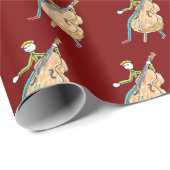 Double Bass Stickman ラッピングペーパー (ロールコーナー)