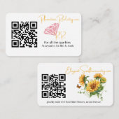 Double business card 名刺 (正面/裏面)