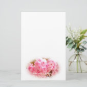 Double Cherry Blossom: Sato-zakura 便箋 (スタンド正面)