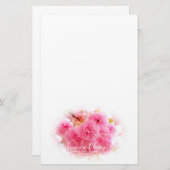 Double Cherry Blossom: Sato-zakura 便箋 (正面/裏面)