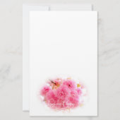 Double Cherry Blossom: Sato-zakura 便箋 (正面)