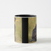 Double-crested Cormorant Bird Mug マグカップ (中央)