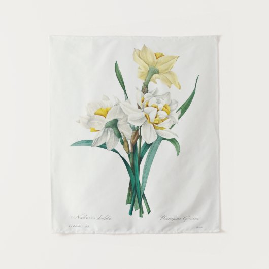 Double Daffodil,  Pierre-Joseph Redouté, 1827 タペストリー (正面)