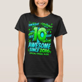 Double Digits 10 Year Old Boys 10th Birthday Boy  Tシャツ (正面)