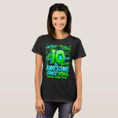 Double Digits 10 Year Old Boys 10th Birthday Boy Tシャツ (正面フル)