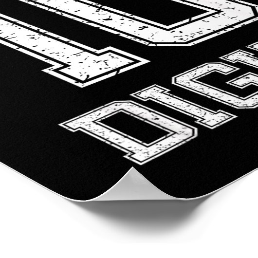 Double Digits 10th Birthday 10 Year Old  ポスター (角)